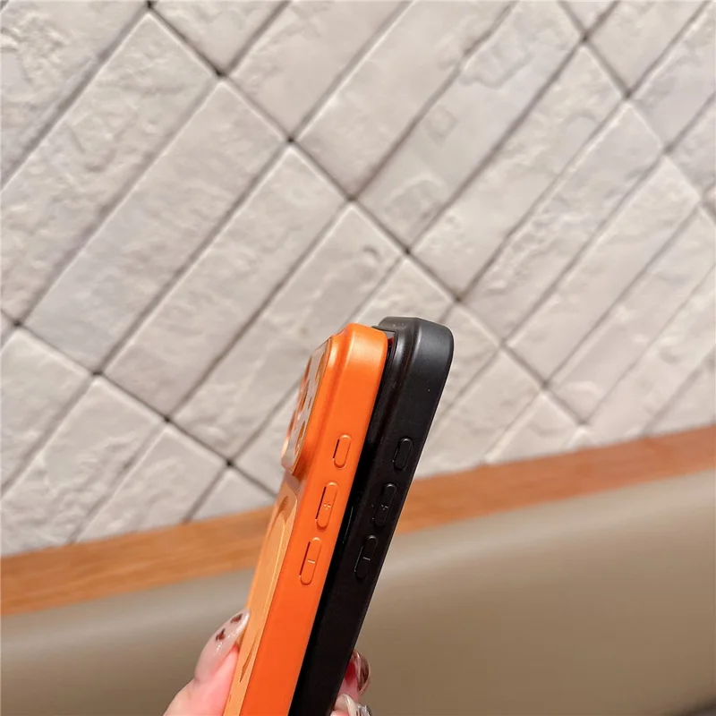 iPhone 17 Pro Hülle kompatibel mit MagSafe Anti-Kratzer TPU + PC Handyhülle - Orange