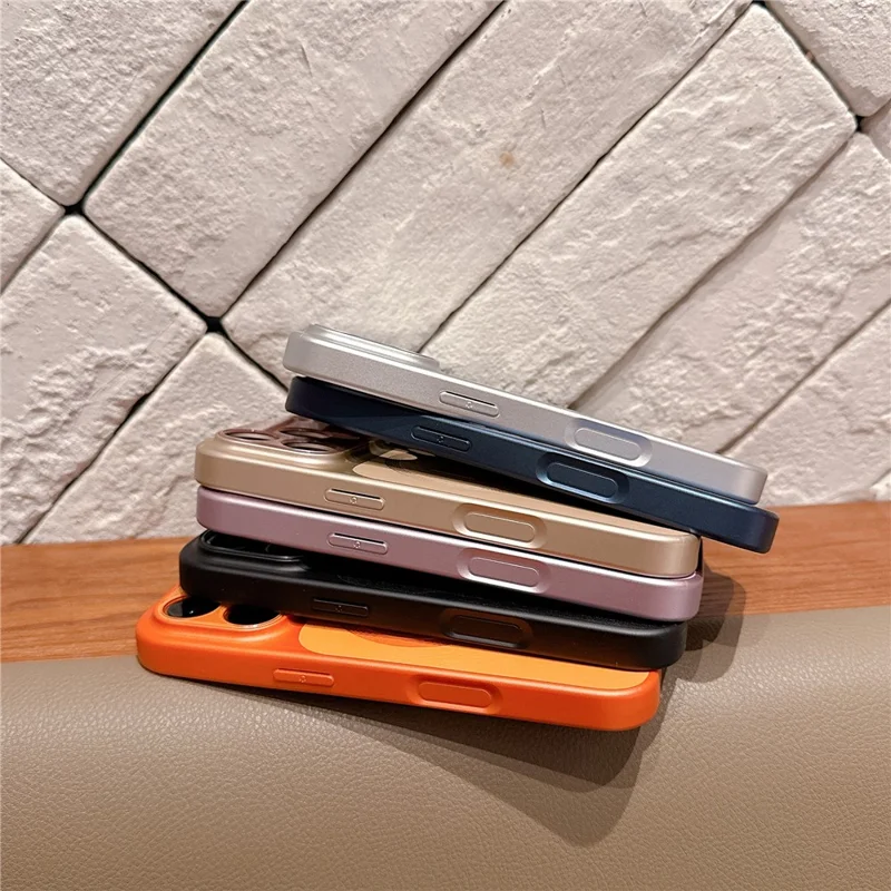 iPhone 17 Pro Hülle kompatibel mit MagSafe Anti-Kratzer TPU + PC Handyhülle - Orange