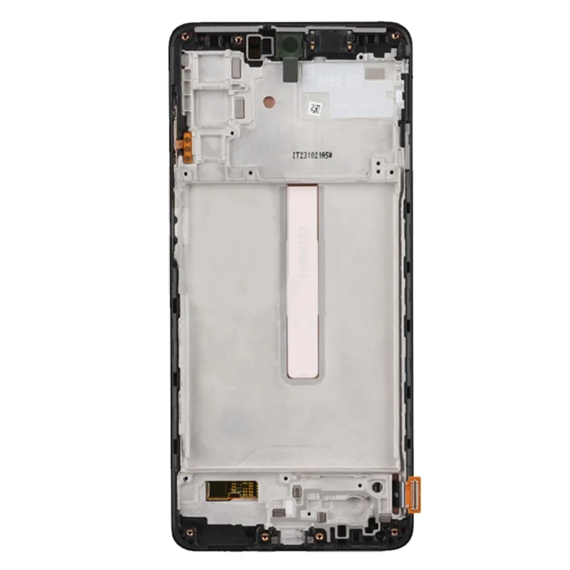 For Samsung Galaxy M52 5G M526 Grade S OEM AMOLED Screen and Digitizer Assembly + Frame Part (without Logo)
