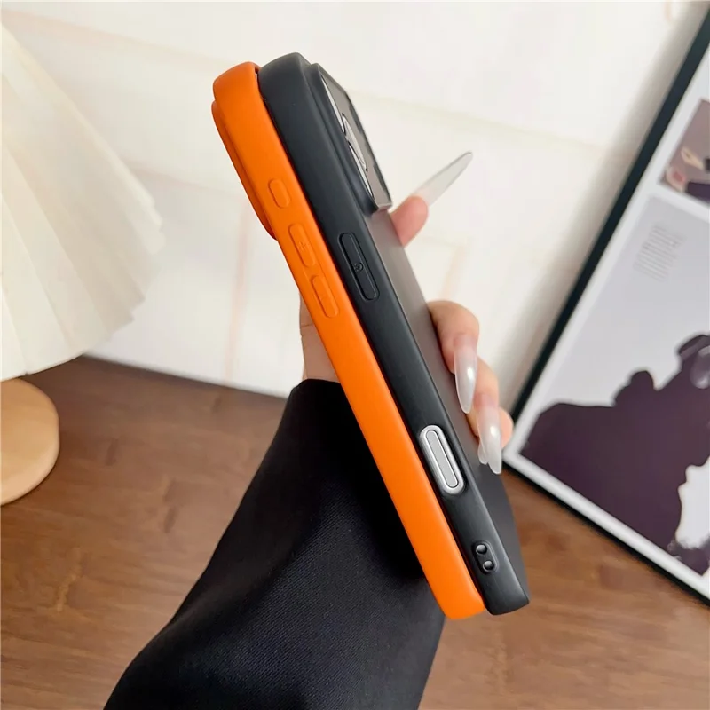 YIKATU For iPhone 17 Pro Case Anti Scratch Rubberized TPU Phone Back Cover - Orange
