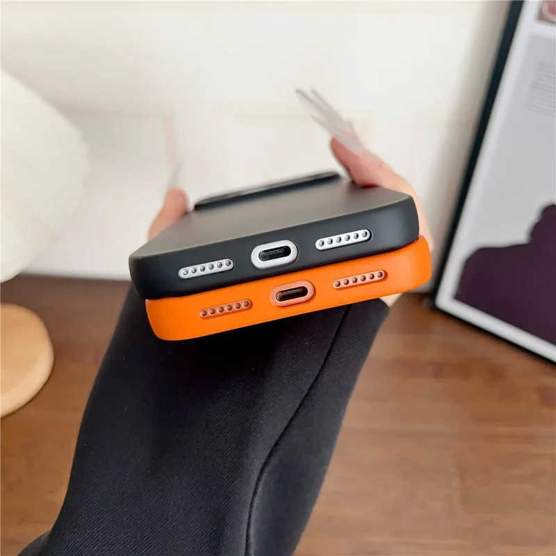 YIKATU For iPhone 17 Pro Case Anti Scratch Rubberized TPU Phone Back Cover - Orange