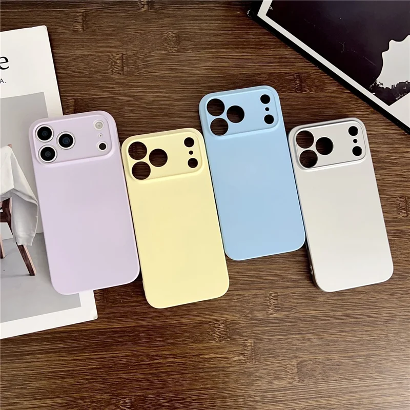 YIKATU For iPhone 17 Pro Case Anti Scratch Rubberized TPU Phone Back Cover - Pink