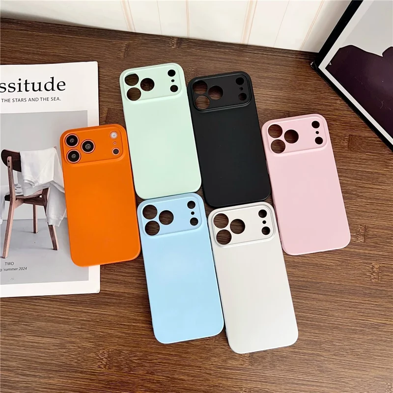 YIKATU For iPhone 17 Pro Case Anti Scratch Rubberized TPU Phone Back Cover - Pink