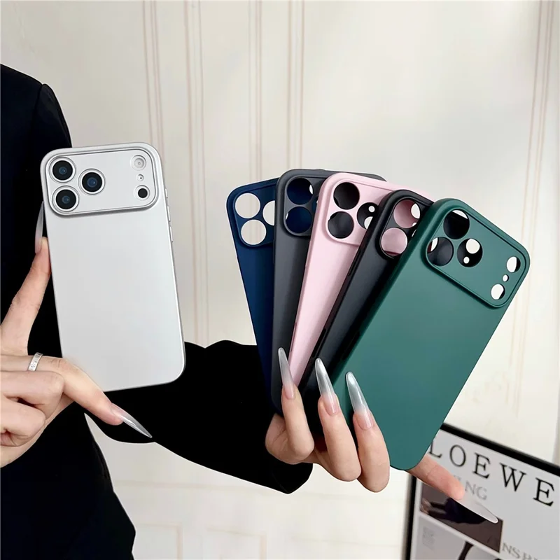 YIKATU For iPhone 17 Pro Case Anti Scratch Rubberized TPU Phone Back Cover - Pink