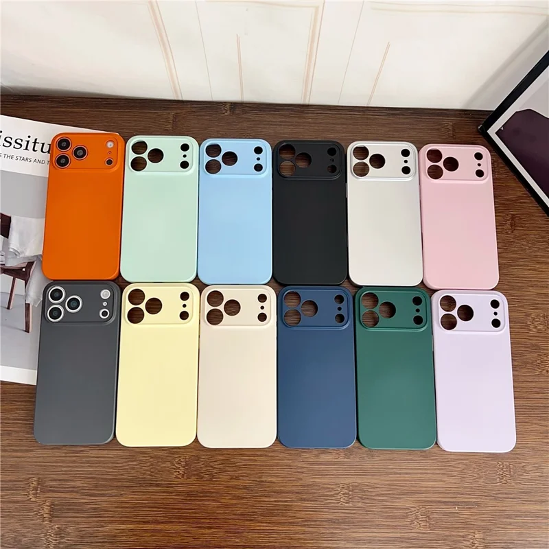 YIKATU For iPhone 17 Pro Case Anti Scratch Rubberized TPU Phone Back Cover - Pink