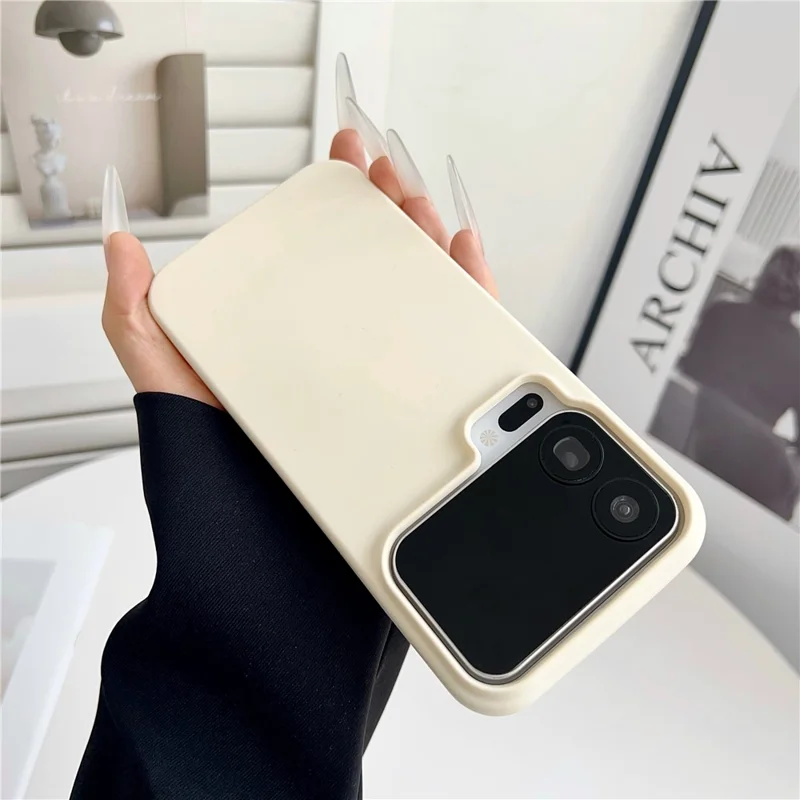 YIKATU For Xiaomi 17 Pro Case Anti Scratch Rubberized TPU Phone Back Cover - Antique White