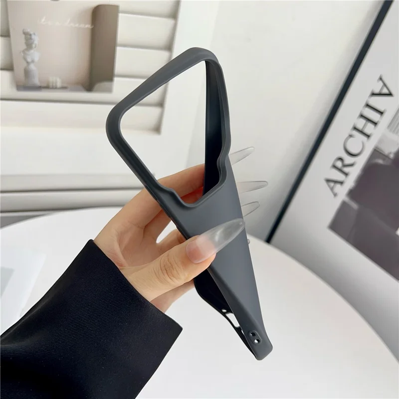 YIKATU For Xiaomi 17 Pro Max Case Anti Scratch Rubberized TPU Phone Back Cover - Antique White