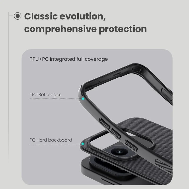 NILLKIN Frosted Shield Pro Für OnePlus 15 5G Hülle Matte PC + TPU Handyhülle