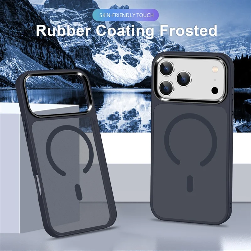 Capa Magnética para iPhone 17 Pro Max com Compatibilidade MagSafe, Capa em PC + TPU com Acabamento Mate - Azul Escuro, para Compra em Quantidade