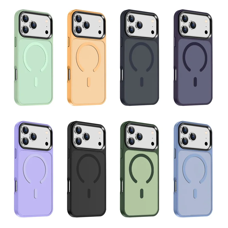 Capa Magnética para iPhone 17 Pro Max com Compatibilidade MagSafe, Capa em PC + TPU com Acabamento Mate - Azul Escuro, para Compra em Quantidade