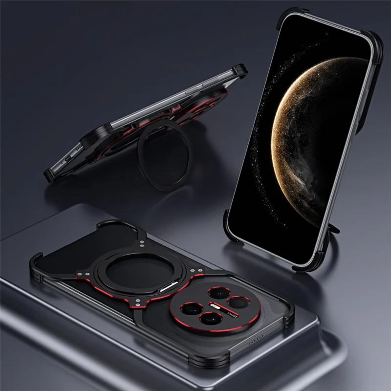 Capa Magnética para Huawei Mate 70 Air - Preta / Vermelha