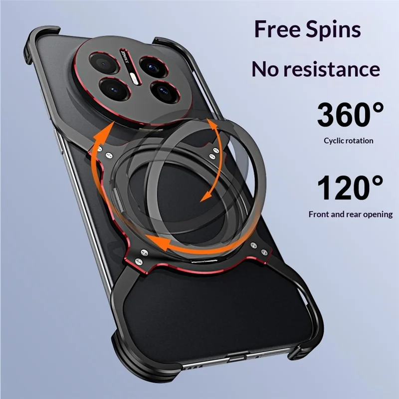 Capa Magnética para Huawei Mate 70 Air - Preta / Vermelha