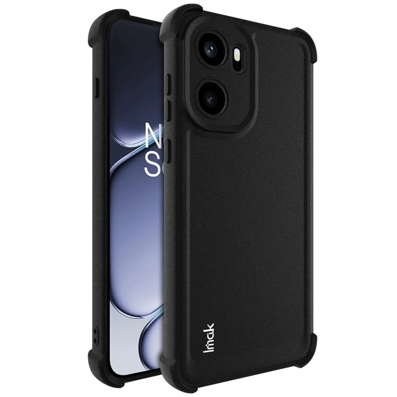 IMAK Funda para OnePlus Ace 6 5G / 15R 5G, Funda de TPU para Teléfono, Protección a Prueba de Golpes con Airbag - Negro Mate