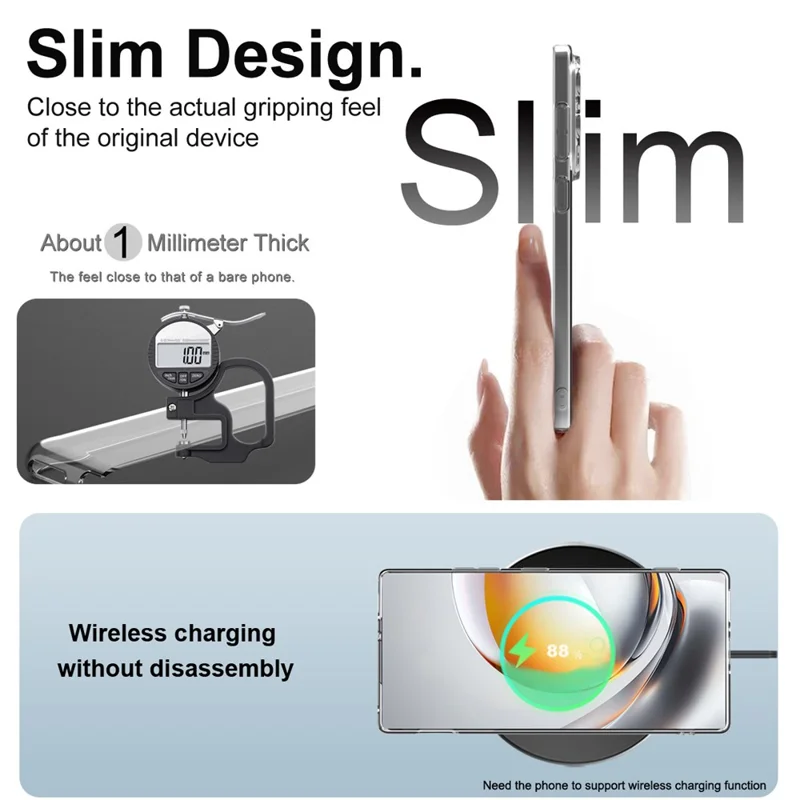 Seria IMAK UX-5 dla ZTE nubia Z80 Ultra 5G przezroczysta obudowa telefonu TPU ochronna pokrywa na telefon