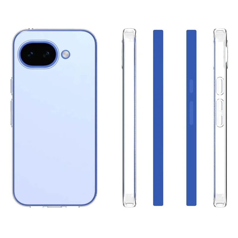 For Google Pixel 10a Case Anti-Fingerprint Crystal Clear TPU Phone Cover