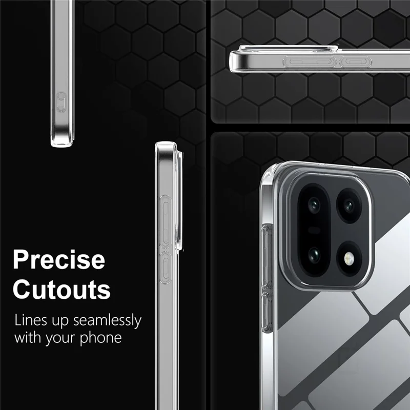 Voor OnePlus 15 5G hoesje Anti-vingerafdruk Kristalhelder TPU telefoonhoesje