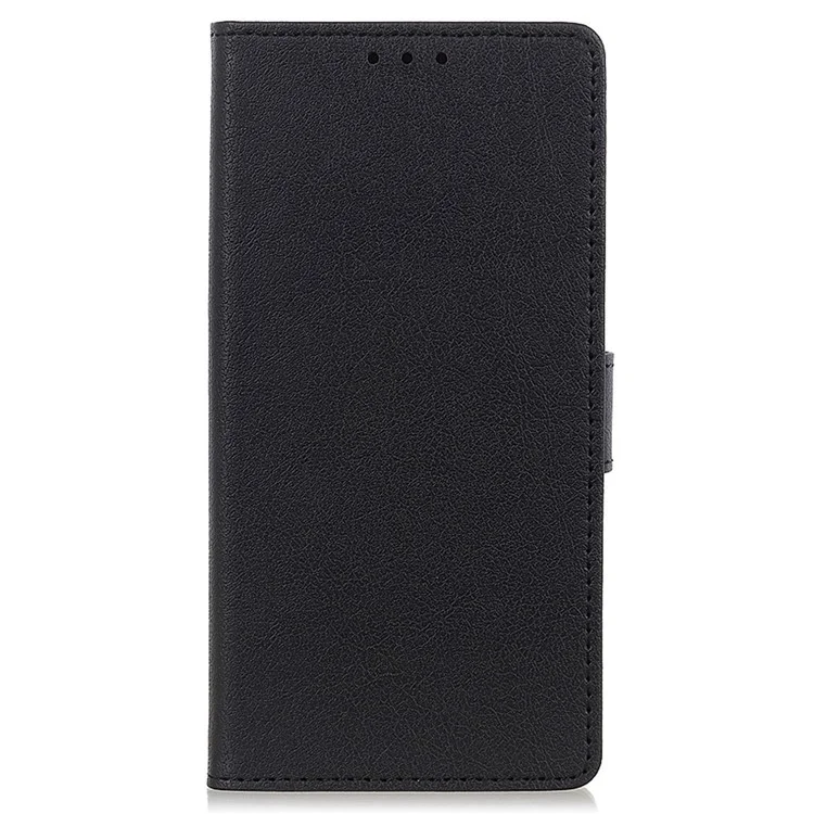 Cell Phone Case for Xiaomi Redmi Note 12 5G (Global) / (India) / (China) / Poco X5 5G Anti-scratch Textured PU Leather Stand Folio Flip Wallet Cover - Black