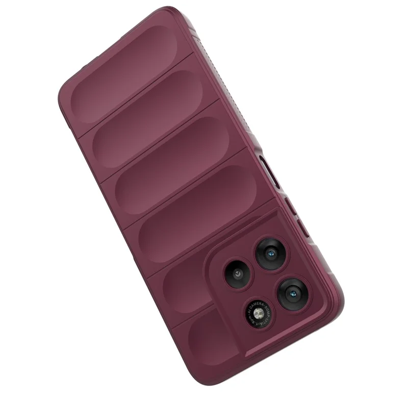 For Motorola Moto G67 Power 5G Etui mod stød Blødt TPU Robust bagside - Vinrød