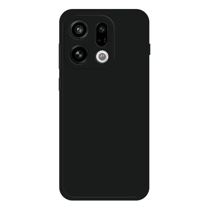 For Oppo Find X9 5G TPU-case med lige kant Beskyttelsesdæksel til telefon - Sort
