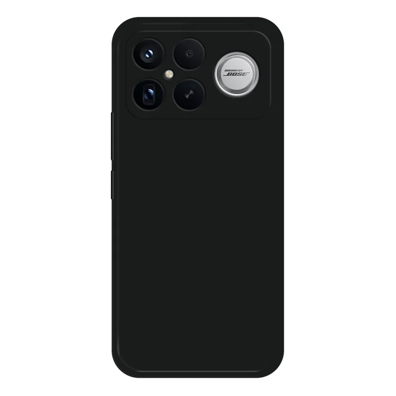 Capa de Telemóvel TPU para Xiaomi Redmi K90 Pro Max 5G / Poco F8 Ultra, Proteção com Borda Reta, Cor Preta