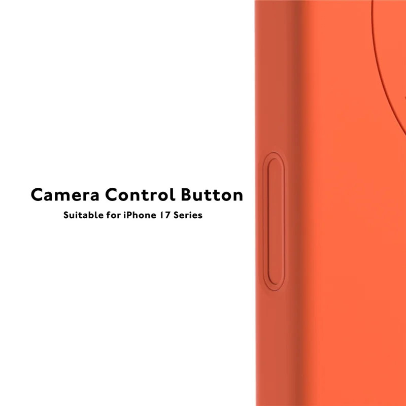 YOUNGKIT Morandi Series Para Funda de iPhone 17 Pro Compatible con MagSafe Carcasa de Silicona Líquida PC - Naranja