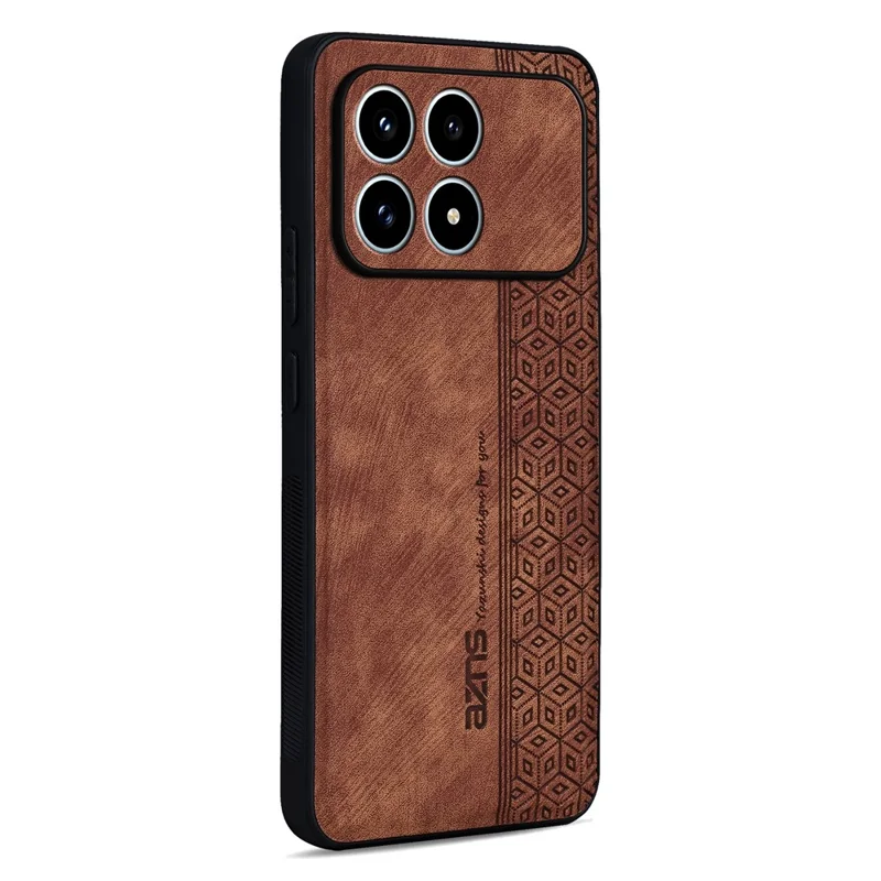 AZNS Funda para Xiaomi Redmi K90 5G / Poco F8 Pro, carcasa protectora de cuero PU cubierta de TPU para teléfono - Beige