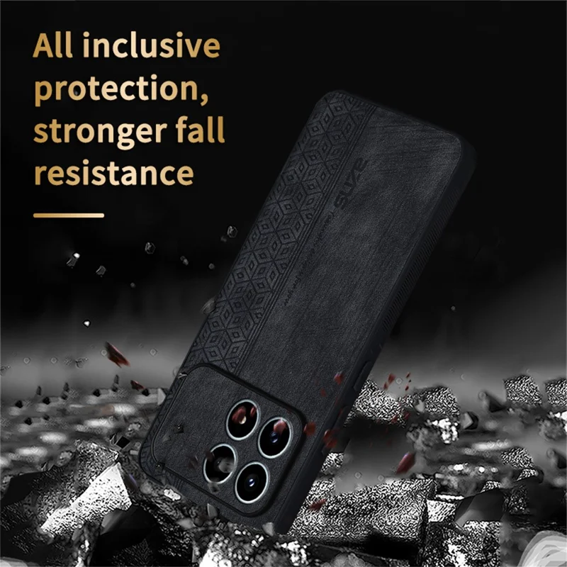 AZNS Funda para Xiaomi Redmi K90 5G / Poco F8 Pro, carcasa protectora de cuero PU cubierta de TPU para teléfono - Beige