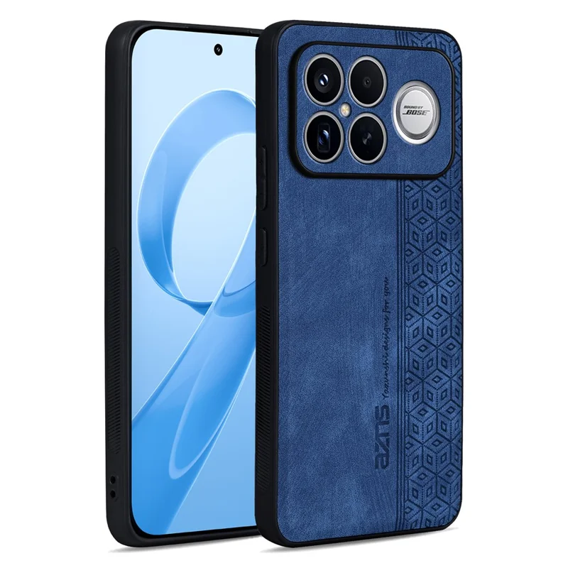 AZNS Funda para Xiaomi Redmi K90 Pro Max 5G / Poco F8 Ultra, carcasa protectora de cuero PU cubierta de TPU para teléfono - Azul