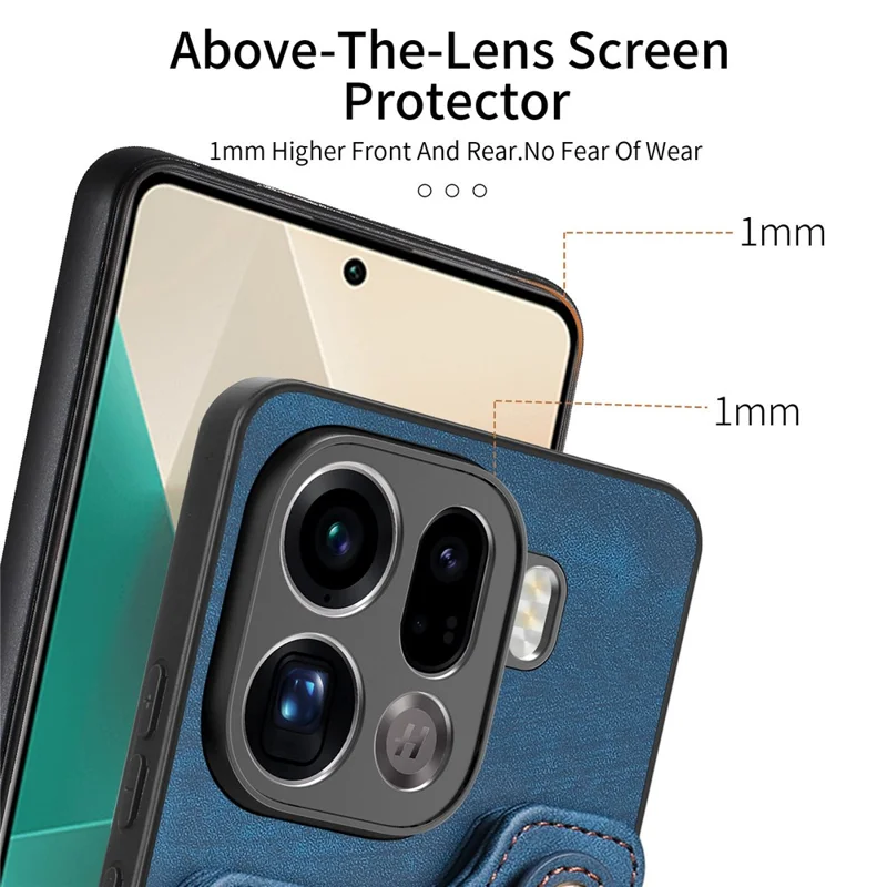 Voor Oppo Find X9 Pro 5G Retro PU Leren Hoesje met RFID-blokkering en Kaarthouder / Ringhouder - Roze