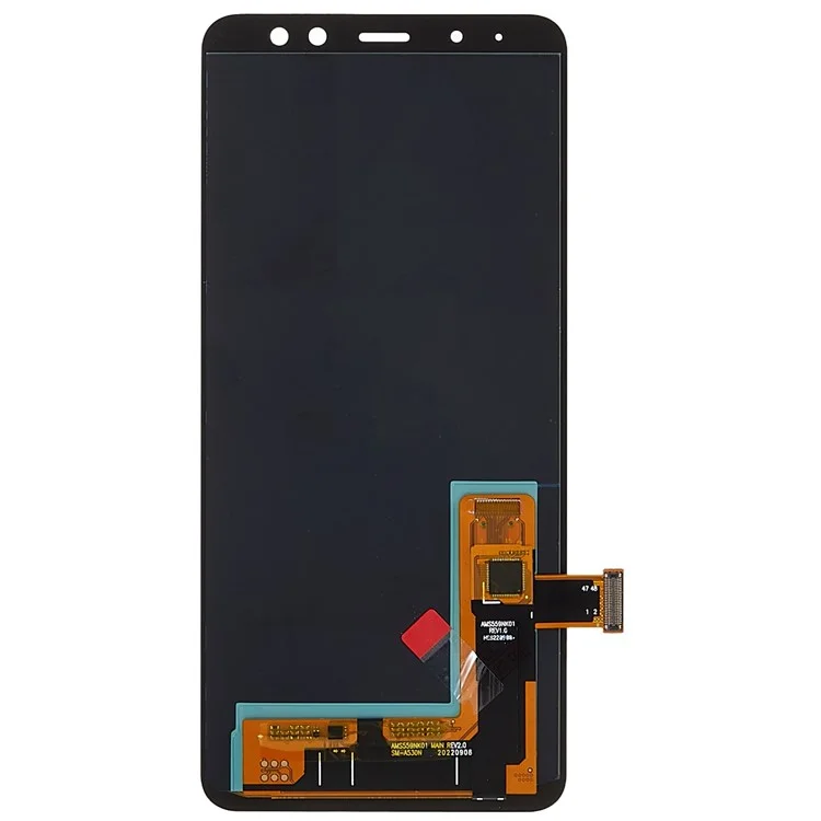 Für Samsung Galaxy A8 (2018) A530 Grade C OLED-Bildschirm und Digitizer-Baugruppe Ersatzteil (ohne Logo)