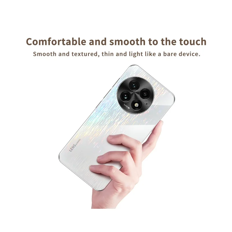 For OnePlus 13 Colorful Phone Case Ultra Slim Dropproof Hard PC Back Cover - White