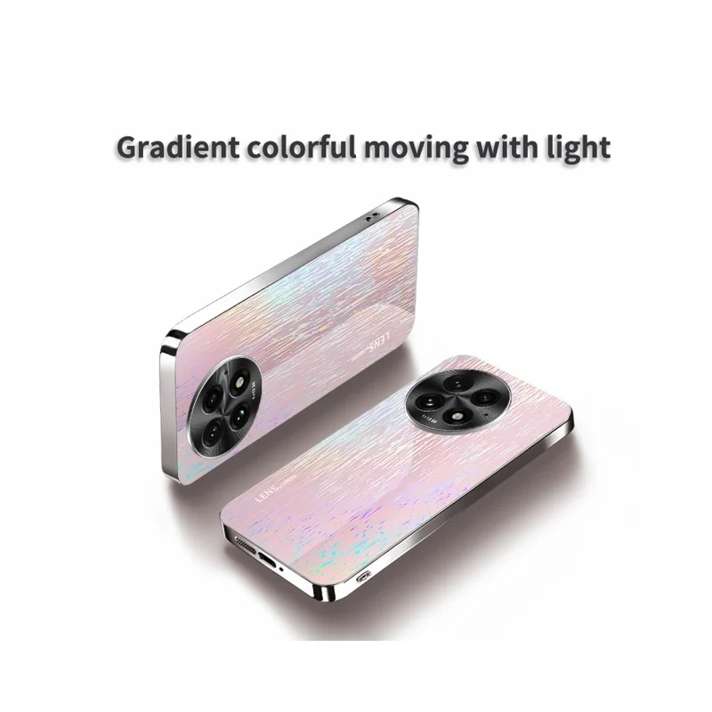 For OnePlus 13 Colorful Phone Case Ultra Slim Dropproof Hard PC Back Cover - White