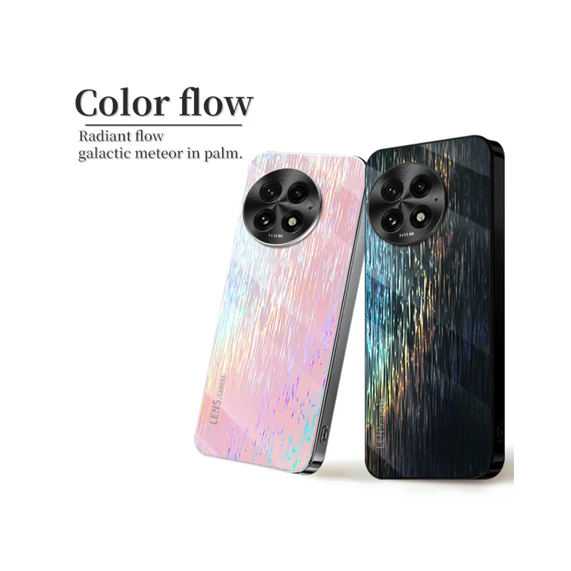 For OnePlus 13 Colorful Phone Case Ultra Slim Dropproof Hard PC Back Cover - White