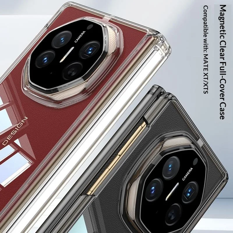 GKK til Huawei Mate XT Ultimate / XTs Ultimate Case med magnetisk snoringsdesign, klart TPU-telefonomlægning - transparent