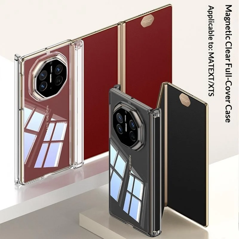 GKK til Huawei Mate XT Ultimate / XTs Ultimate Case med magnetisk snoringsdesign, klart TPU-telefonomlægning - transparent