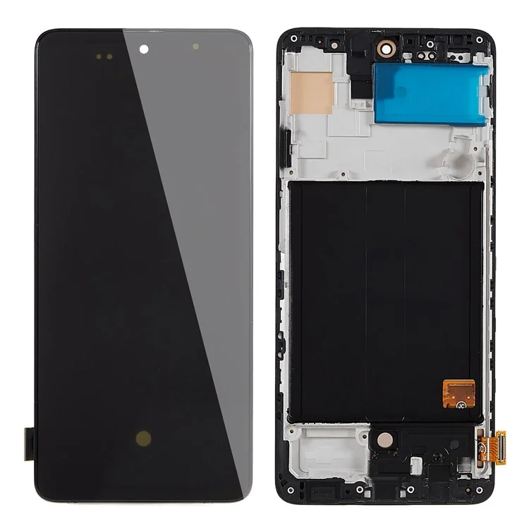 Pour Samsung Galaxy A51 4G SM-A515 Grade C Écran OLED et Ensemble Numériseur + Cadre (sans logo)