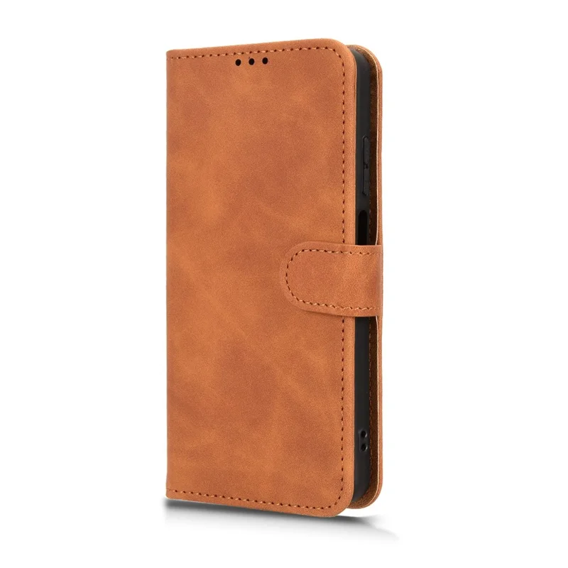 Чехол-книжка из искусственной кожи с подставкой и отделением для карт для Doogee Note 56, ощущение как у кожи, защита от падений, коричневый цвет