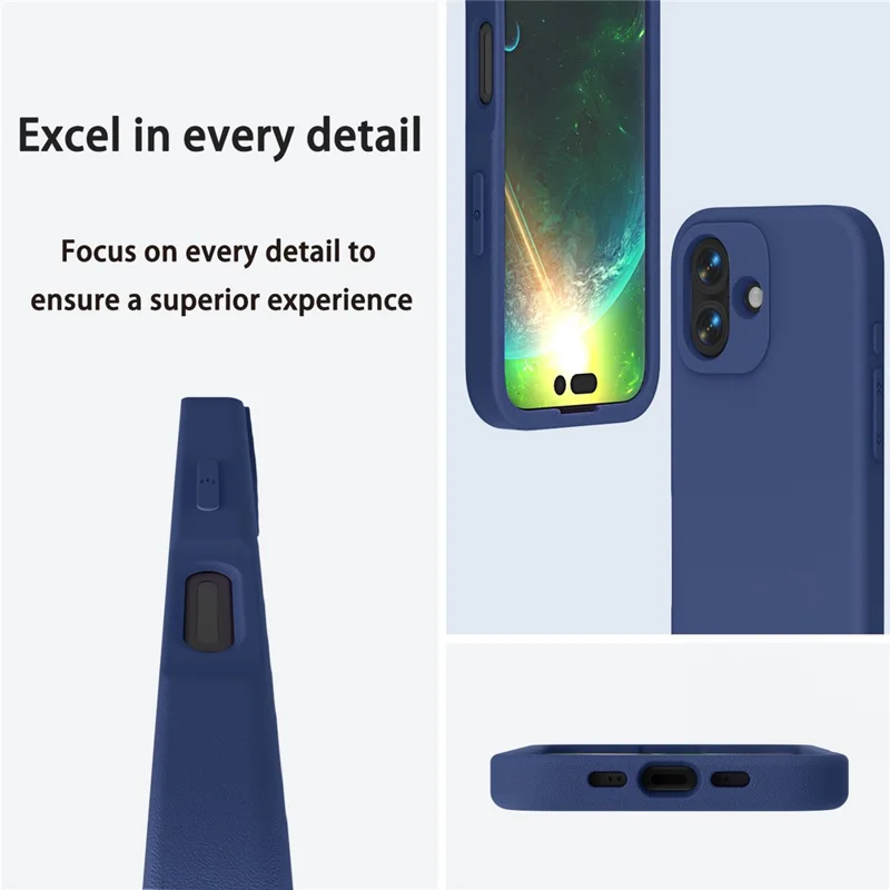 Cover per iPhone 17, Custodia Posteriore in EVA Antishock - Blu Navy
