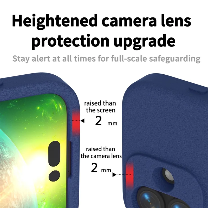 Cover per iPhone 17, Custodia Posteriore in EVA Antishock - Blu Navy