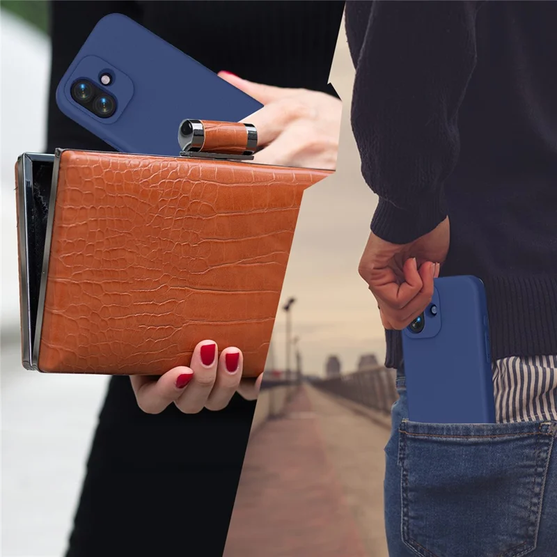 Cover per iPhone 17, Custodia Posteriore in EVA Antishock - Blu Navy