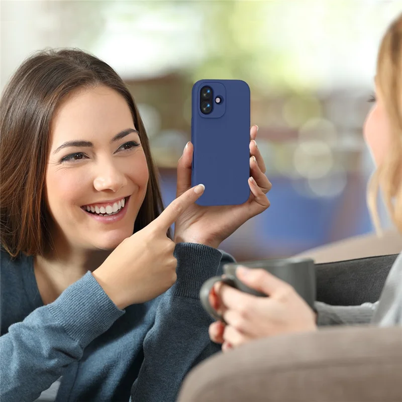 Cover per iPhone 17, Custodia Posteriore in EVA Antishock - Blu Navy