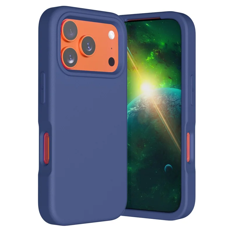 Cover per iPhone 17 Pro Max, Custodia Posteriore in EVA Antishock - Blu Navy