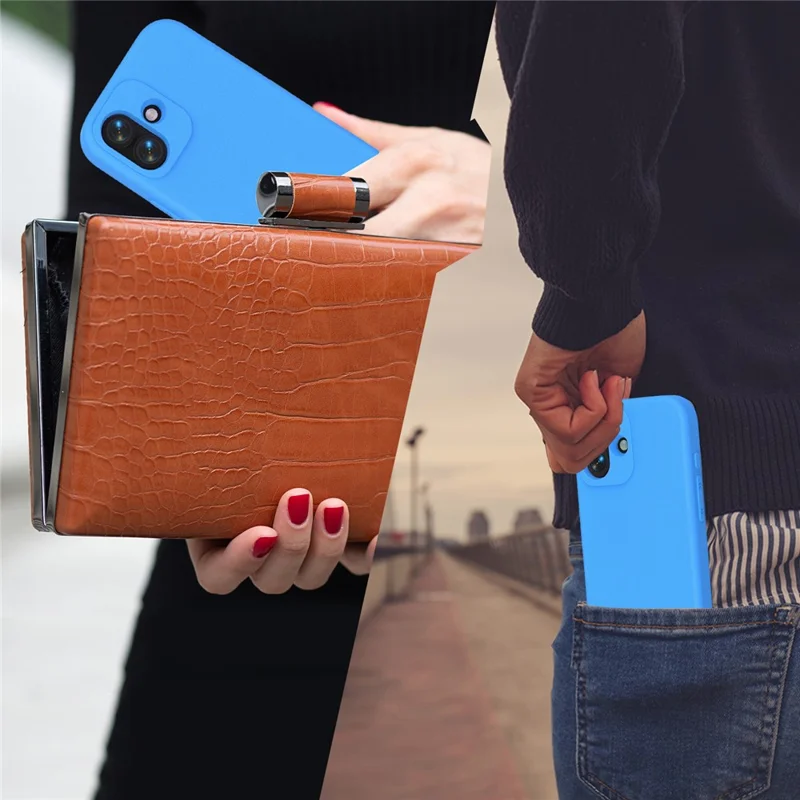 Cover per iPhone 16 Cover Posteriore in EVA Antishock - Blu