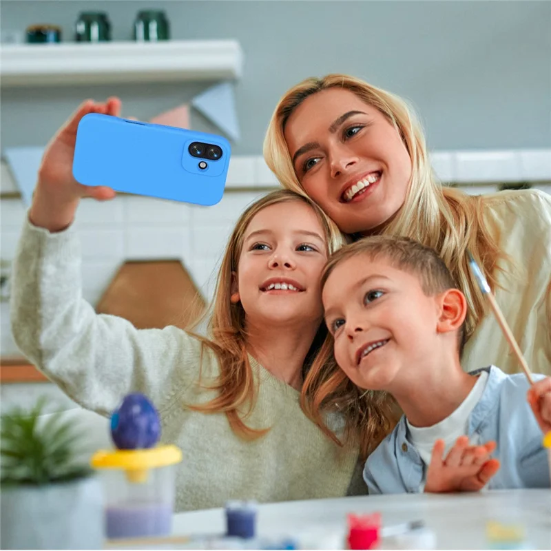 Cover per iPhone 16 Cover Posteriore in EVA Antishock - Blu