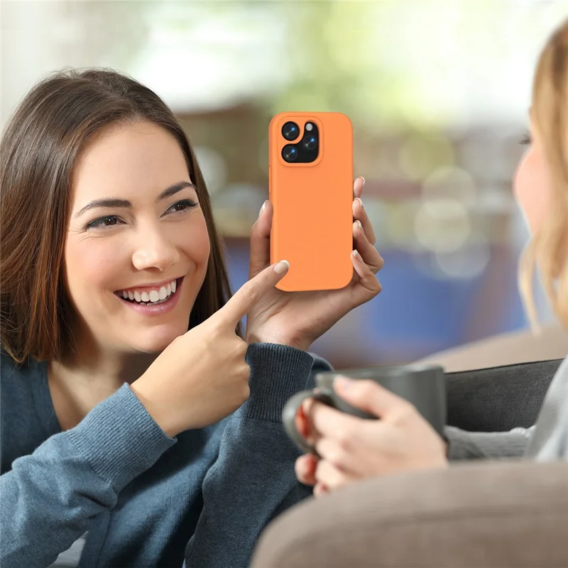 For iPhone 14 Pro Case Shockproof EVA Phone Back Cover - Orange