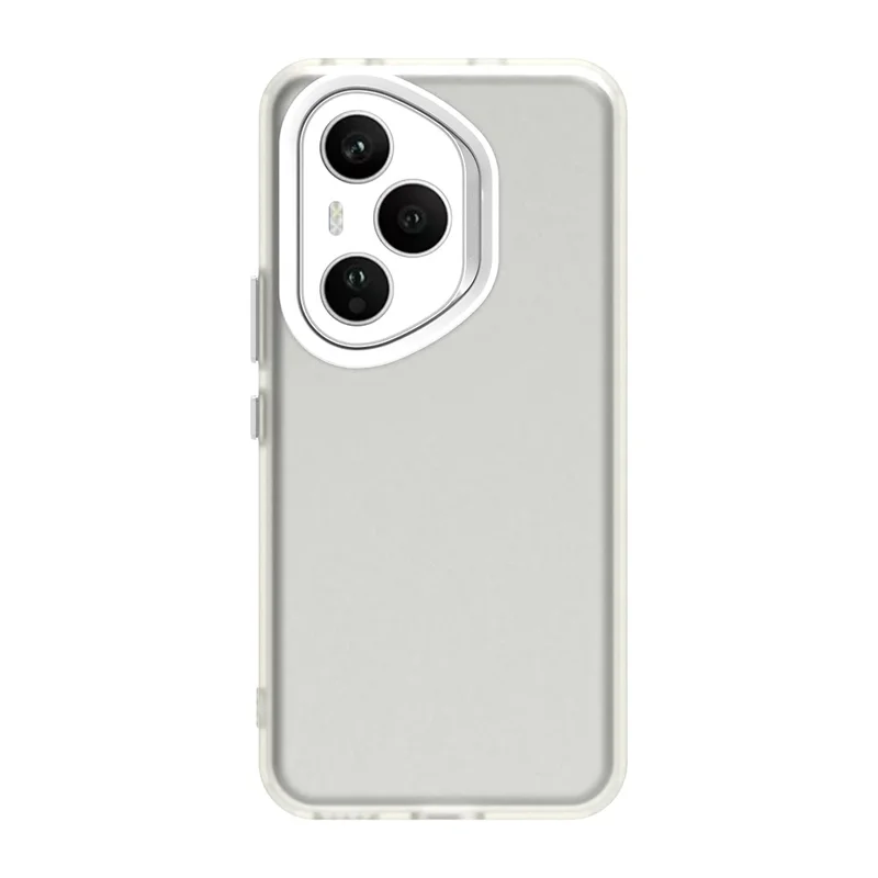 Чехол для телефона For Honor 400 Pro 5G (Global) PC + TPU + PET Matte Anti-Drop - белый