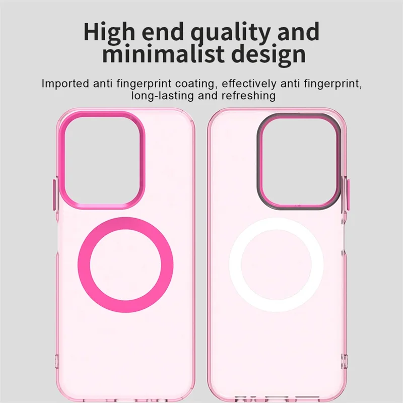 For Xiaomi Redmi 15C 4G (Global) (171mm) Case Magnetic Case Anti Drop Hybrid Phone Back Cover - Red
