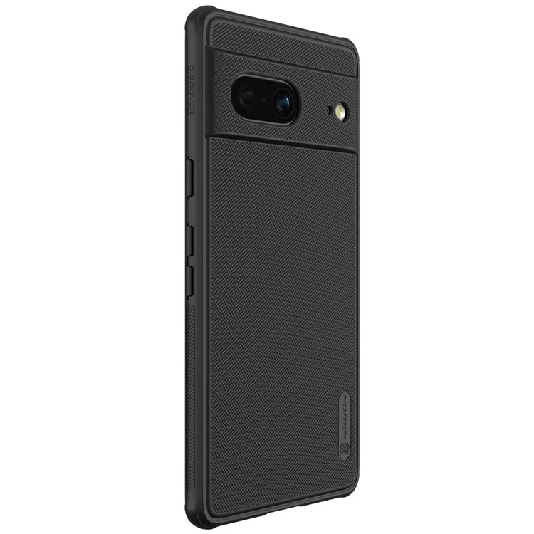 NILLKIN Super Frosted Shield Pro Case de Telefone para Google Pixel 7 5G, Capa de Telefone PC+TPU Anti-Arranhões Acabamento Fosco - Preto