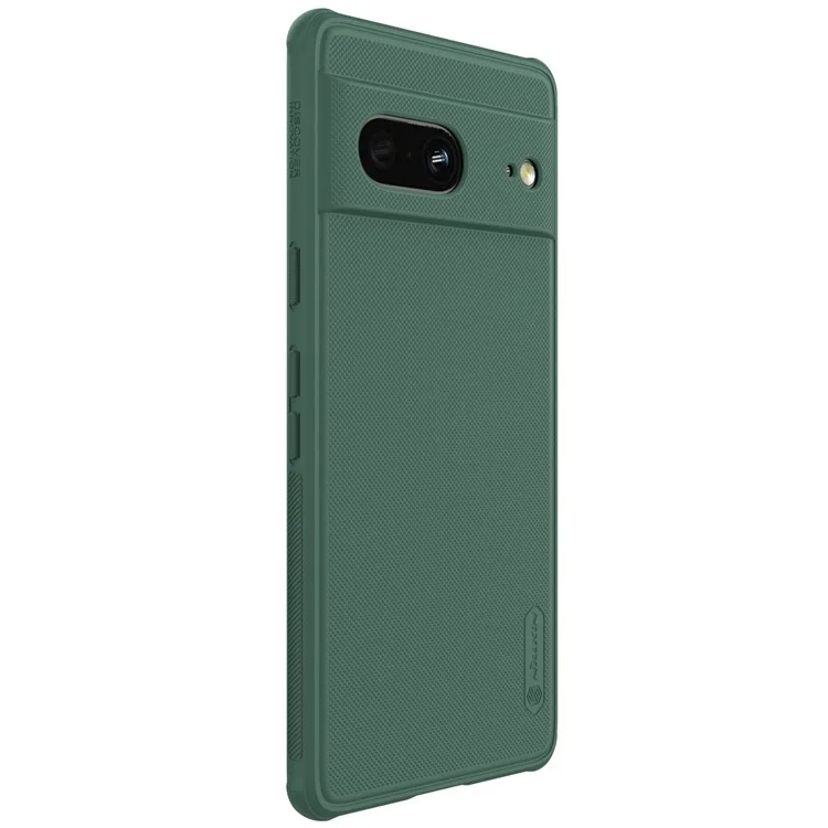 Nillkin Super Frosted Shield Pro Téléphone Pour Google Pixel 7 5G, pc + Tpu Anti-scratch Matte Fine Téléphone Couverture - Vert