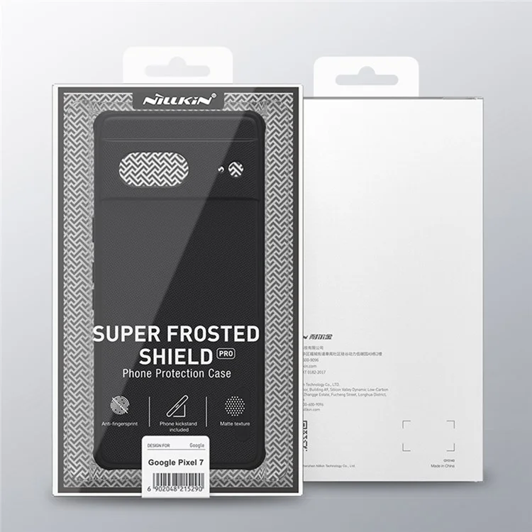 Nillkin Super Frosted Shield Pro Téléphone Pour Google Pixel 7 5G, pc + Tpu Anti-scratch Matte Fine Téléphone Couverture - Vert